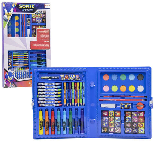 Disney,lilo_and_stitch sonic prime tekenen tekendoos tekenset - 43 pieces