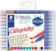 Staedtler design journey - calligraphy pen duo punt - set 12 st
