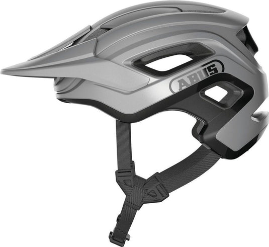 Abus fietshelm cliffhanger ti silver s - 51-55 cm - zilver - geschikt voor gebruik op mountainbikes - 300 g
