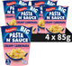 Batchelors big pasta ‘n’ sauce creamy carbonara - kant-en-klare maaltijd in cup - 4 stuks - snel klaar