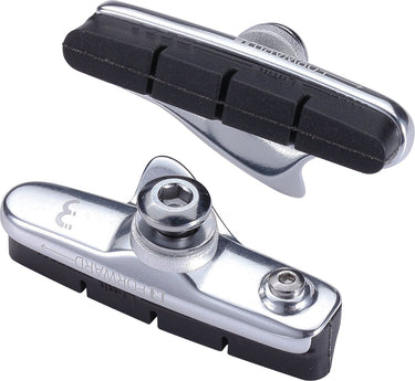 Bbb cycling remblokjes fiets roadstop - cartridgetype - velgrem racefiets - compatibel met shimano sram - zwart - bbs-02