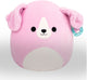 Jazwares squishmallows - large plush (peggy sue - pink golden retriever w white belly) - 40cm plush