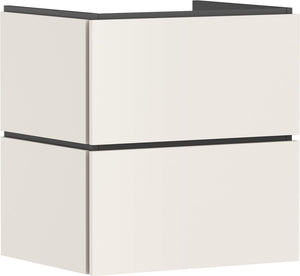 Hansgrohe xilesa e - badmeubel - 580 470mm maat - 2 lades - voor wastafel - sand matt beige