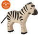 Holztiger wildernis - zebra - 14x3x14cm - houten figuur - handgemaakt