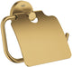 Grohe essentials toiletrolhouder - met deksel - geborsteld cool sunrise (mat goud)