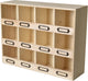 Artemio wood rack 41x11x31cm