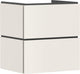 Hansgrohe xilesa e - badmeubel - 580 470mm maat - 2 lades - voor wastafel - sand matt beige