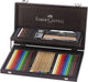 Faber-castell kleurpotloden - compendium mahoniebox - 54 stuks - fc-110084