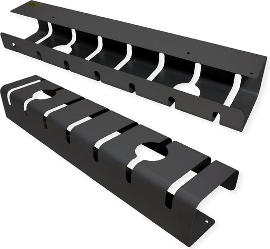 Roline kabelgoot, voor montage onder bureau (2 stuks), zwart