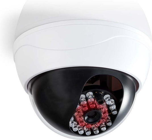 Nedis dummy beveiligingscamera - dome - batterij gevoed - binnen - wit