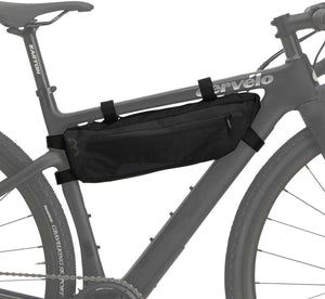 Bbb cycling frametas racefiets gravelbike 3 liter - waterbestendige bikepacking fietstas - verstelbaar - bikepacking tassen - middle mate small bsb-142