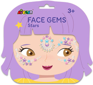 Avenir gezichtsstickers - ster - face gem - versier jezelf - 3 jaar
