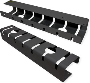 Roline kabelgoot, voor montage onder bureau (2 stuks), zwart