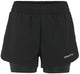 Craft adv essence 2-in-1 shorts 2 w dames sportbroek - zwart