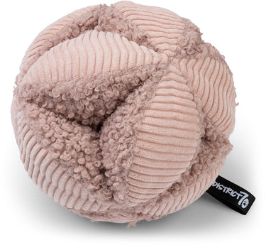 District 70 bobby – snuffelbal voor honden | stimuleert speurgedrag mentale uitdaging – roze – large ø19 cm
