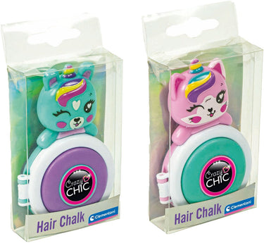 Clementoni - crazy chic - haarkrijt - eenhoorn - paars groen- vanaf 6 jaar