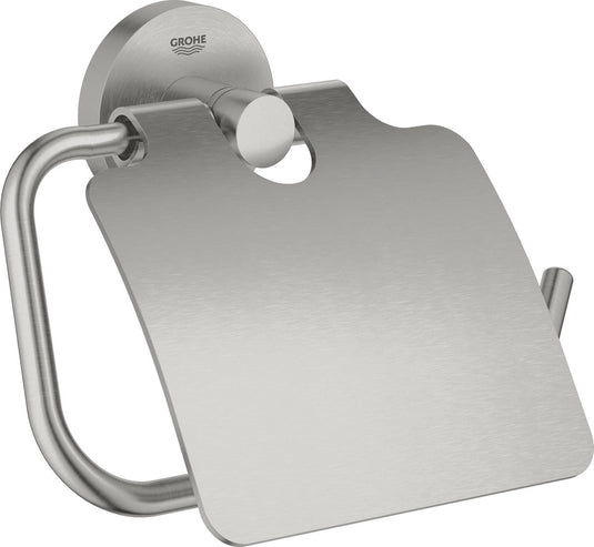 Grohe essentials toiletrolhouder - met deksel - supersteel (rvs) - 40367dc1