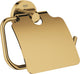 Grohe essentials toiletrolhouder - met deksel - cool sunrise (glanzend goud) - 40367gl1