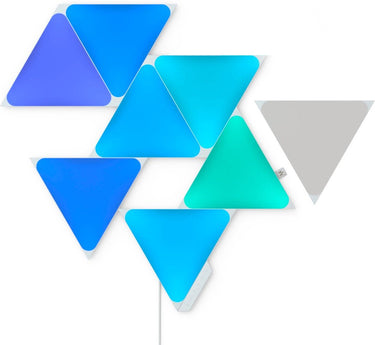 Nanoleaf shapes mini triangles uitbreidingspakket - 10 panelen - slimme verlichting - siri, google