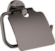 Grohe essentials toiletrolhouder - met deksel - hard graphite (antraciet glanzend) - 40367a01