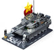 Sluban m38-b1234 zts-99as tank bouwset | ww2 army constructie modelbouw | educatief militair leger speelgoed bouwpakketten voor kinderen volwassenen | incl. 1 minifigure soldaat | 1079 bouwstenen