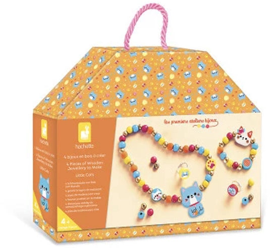 Janod - atelier - bijoux armbandjes maken - katten