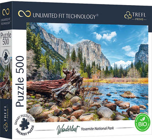 Trefl puzzel 500 stukjes yosemite national park fsc duurzaam karton.