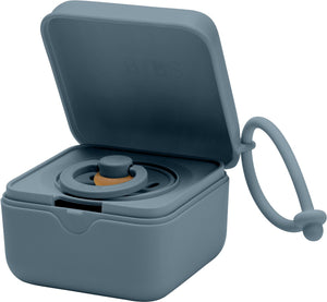 Bibs - speenhouder - pacifier box - petrol - 1 stuk