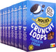 Holie's crunchy loops cookies cream 8x 350gr - ontbijtgranen - suikervrij - gezond - vegan