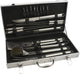 Leopold vienna - bbq gereedschap 18-delige set in grillkoffer - bbq accessoires