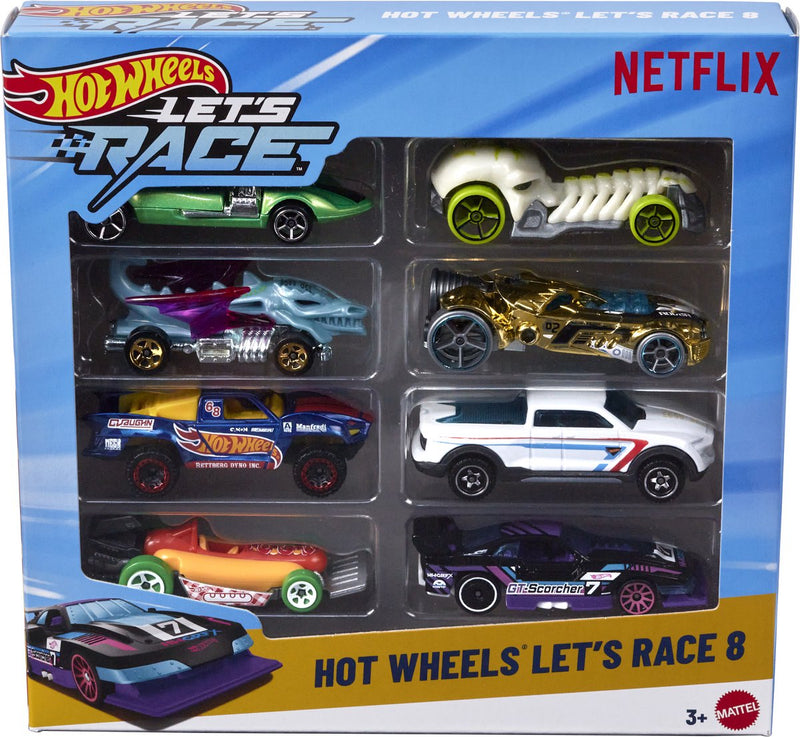 Afbeelding laden in galerijviewer, Hot wheels let's race 8-pack - uit de netflix serie
