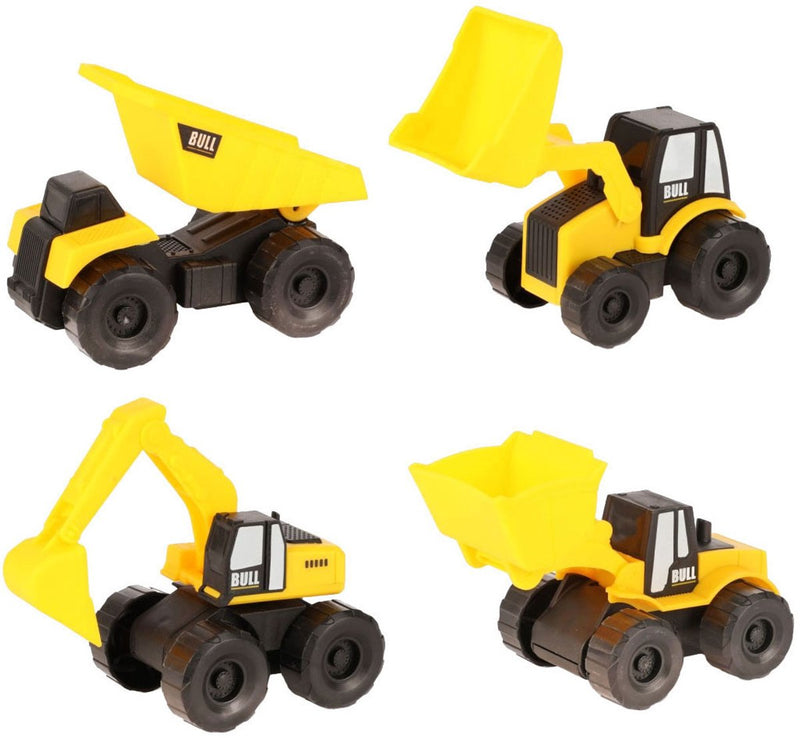 Afbeelding laden in galerijviewer, Toi-toys vehicool bouwvoertuigen set - 4st
