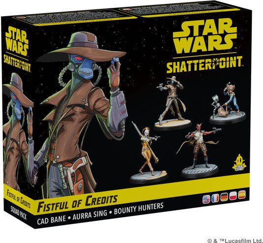 Atomic mass games star wars shatterpoint fistful of credits cad bane squad pack - en fr de pl es