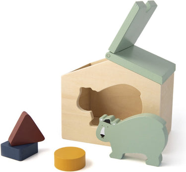 Trixie houten huis met blokken - mr. polar bear