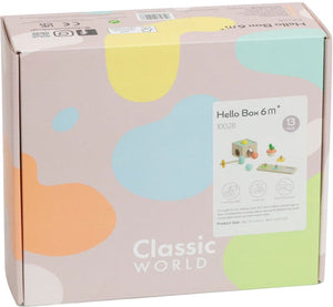 Classic world houten speelgoed box baby 6-12 maanden educatief.