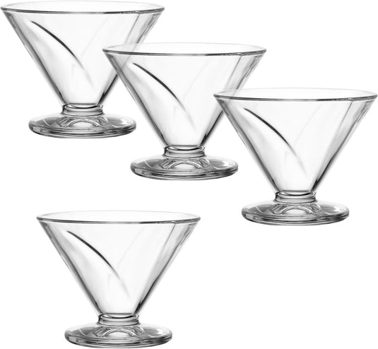Leonardo cono schaal op voet 270ml - set 4