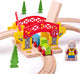 Bigjigs treinset treinbaan hefbrug met rails - hout