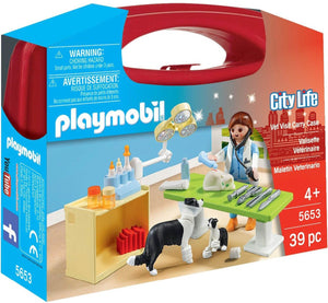 Playmobil 5653 koffer dierenarts | 2 stuks
