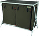 Eurotrail campingkast brocas 110 x 52 x 90 cm aluminium antraciet