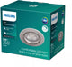 Philips led philips sparkle inbouwspot - 1-lichts - nikkel