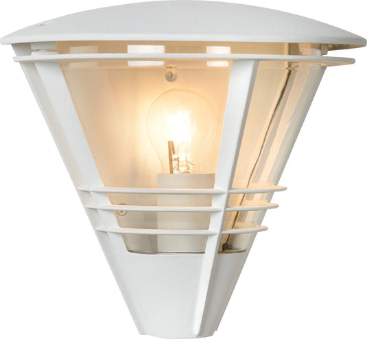 Lucide livia - wandlamp binnen buiten - 1xe27 - ip44 - wit