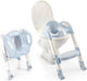 Konges sløjd thermobaby wc verkleiner met trapje kiddyloo blauw