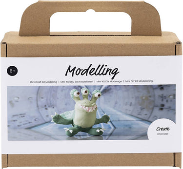 Creativ company https: www.cchobby.nl mini-hobbyset-boetseren-monster-lulu-lichtgroen-donkergroen-1-doos