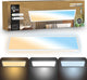 B.k.licht shallow - dimbaar badkamerlamp plafonniere - plafondlamp met afstandsbediening - badkamerverlichting met cct - ip44 - 58 x 20 cm - wit