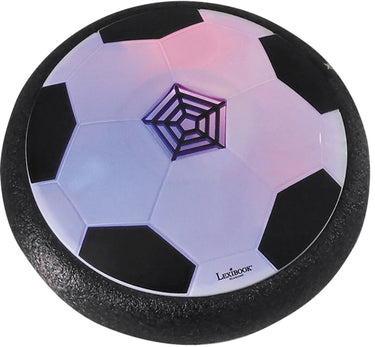 Lexibook aerofoot - sliding football foam disc met lichteffecten, 2 goals, 1 ball en pump barrel included, oplaadbaar
