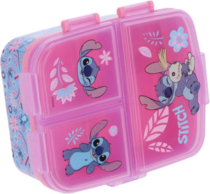 Stitch broodtrommel met 3 compartimenten