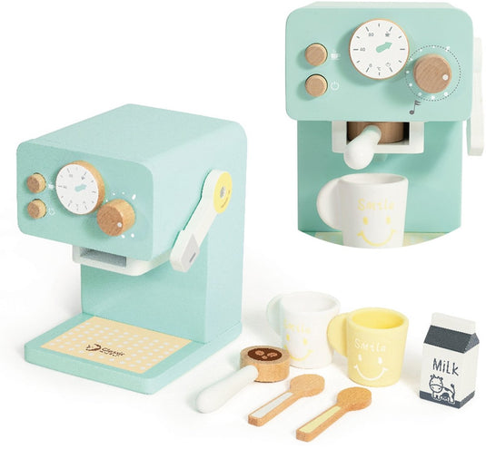 Classic world houten koffiezetapparaat voor kinderen – kleine barista | klassieke wereld - uni