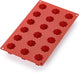 Lékué bakvorm 18 mini cannelés bordelais - siliconen - red