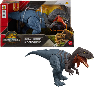 Mattel jurassic world rebirth - wild brullende abelisaurus