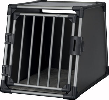Trixie vervoersbox aluminium grafiet - m–l: 86x61x65 cm